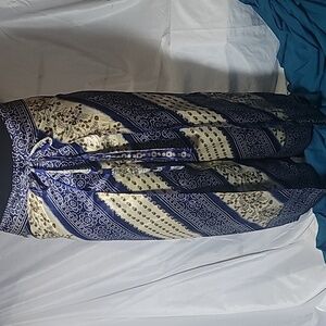 Earthbound Double Sided Blue Wrap Pants